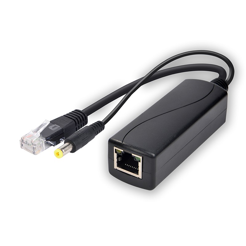 SDaPo 2020 New Items PS0502G 5V 2.4A Gigabit PoE Splitter DC Jack/ Type-C / Micro-USB Connector Available To Choose