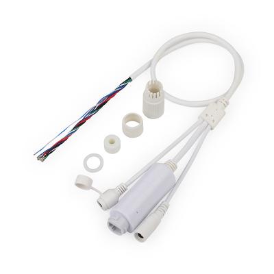 Waterproof POE Cable IP66 1500V High voltage isolation with reset RJ45 cable 12V 1A For IP Camera SDAPO FS5712FW